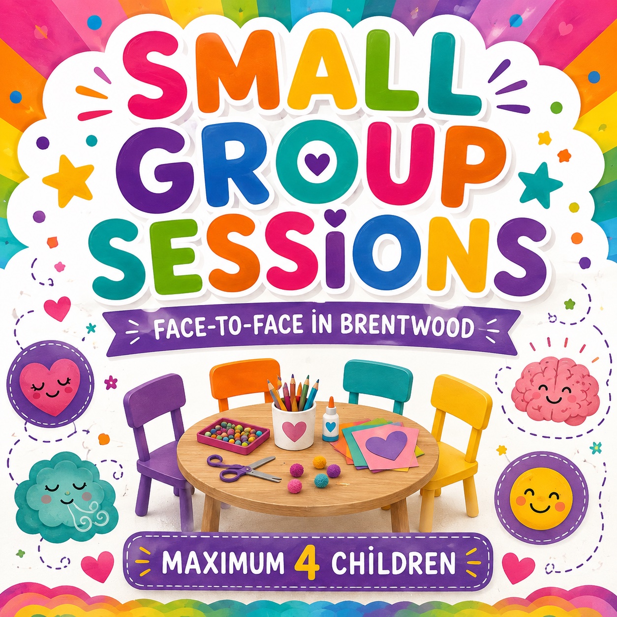 Small Face-to-Face Groups